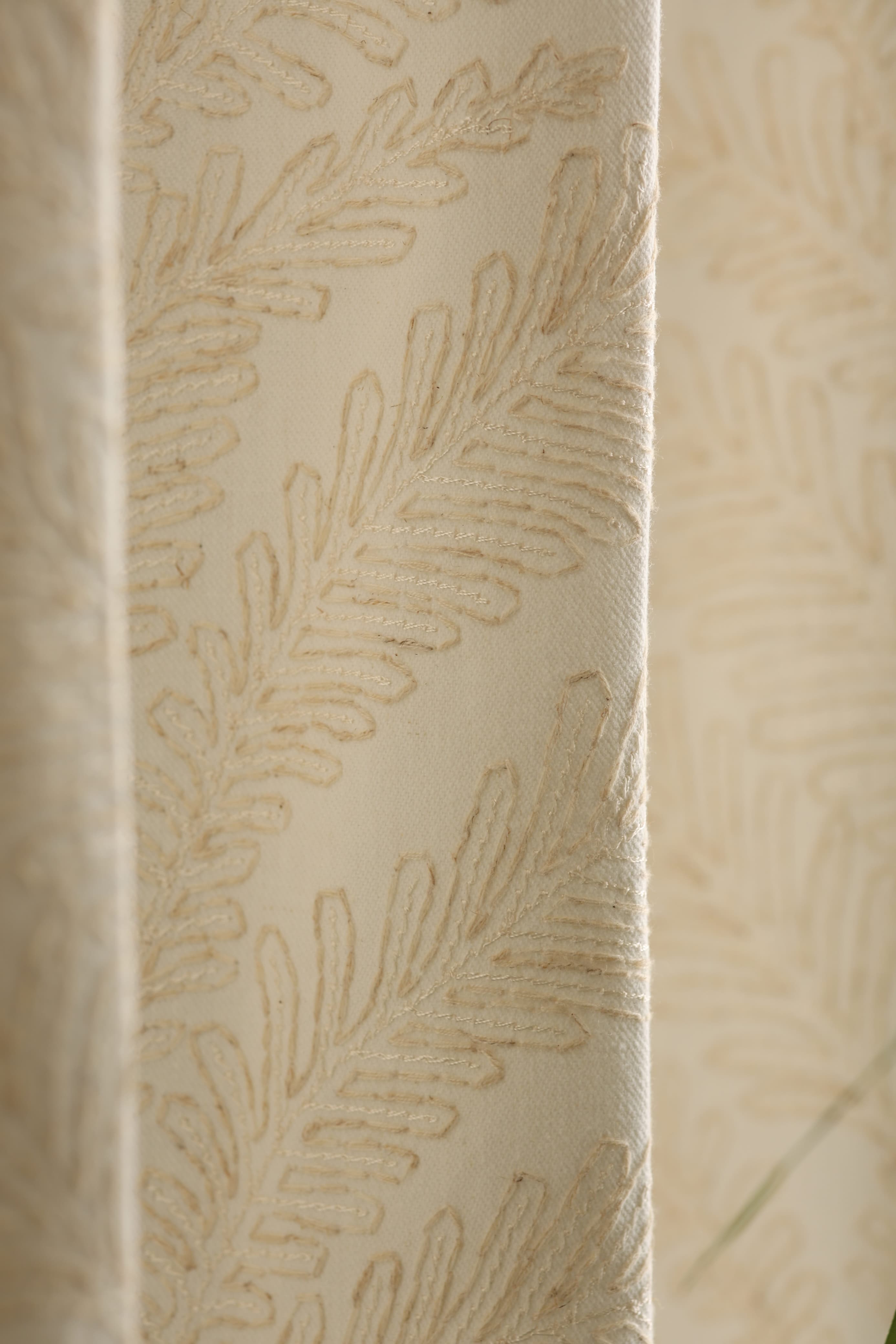 Curtains - Premium embroidery opaque curtains Naturalia Prebooking