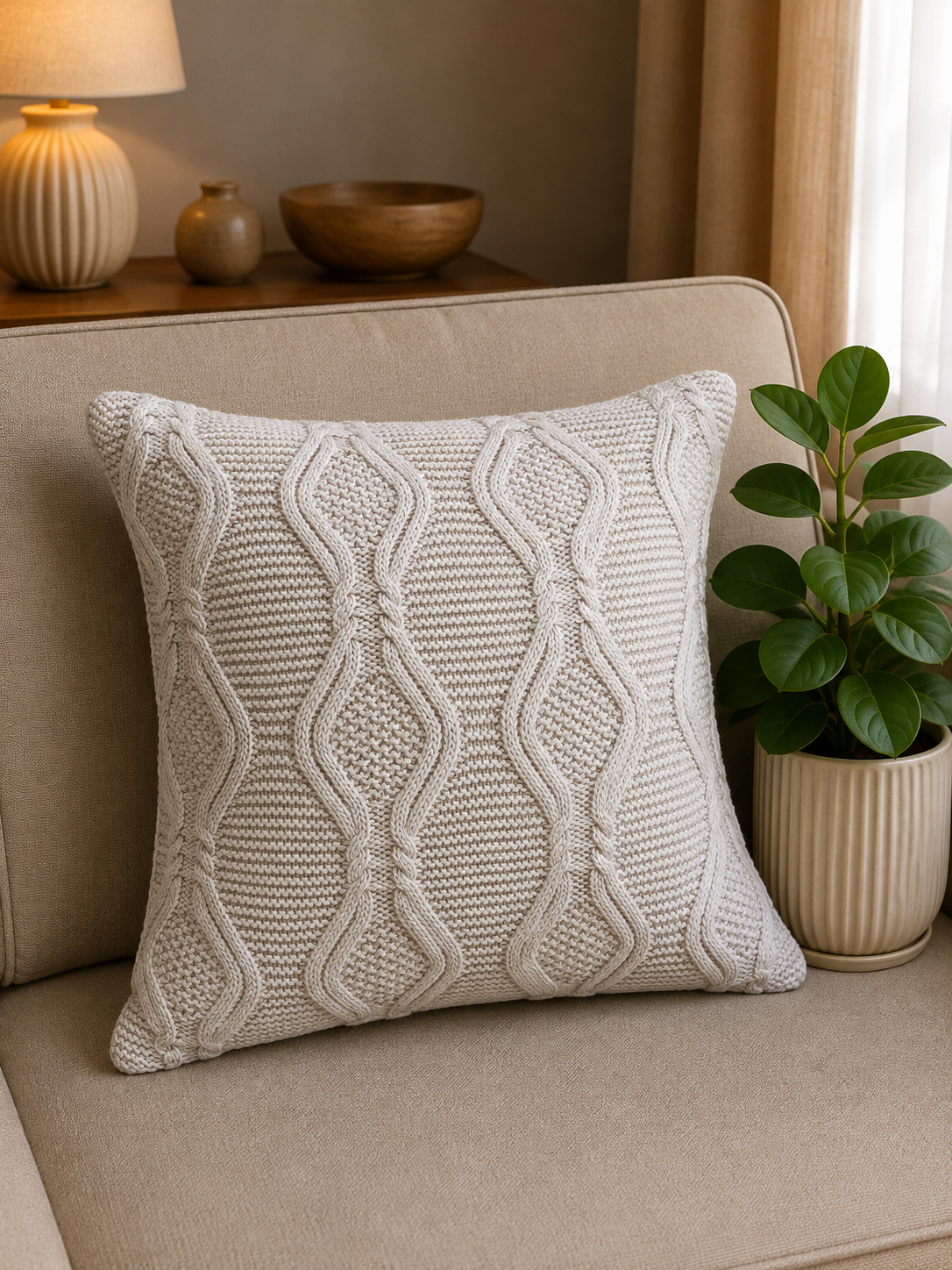 Pluchi - cushion cover (Sand)