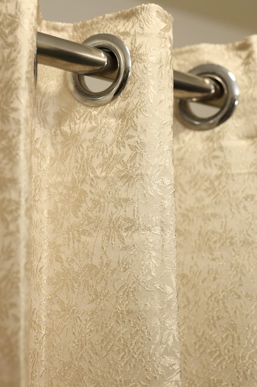 Curtains - Jacquard self printed curtains opaque