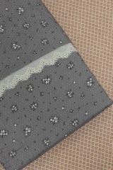 Bedsheets - King soft cotton lace bedsheets majestic Ziva