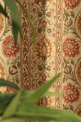 Curtains:Handblock printed curtains(sheer and opaque)