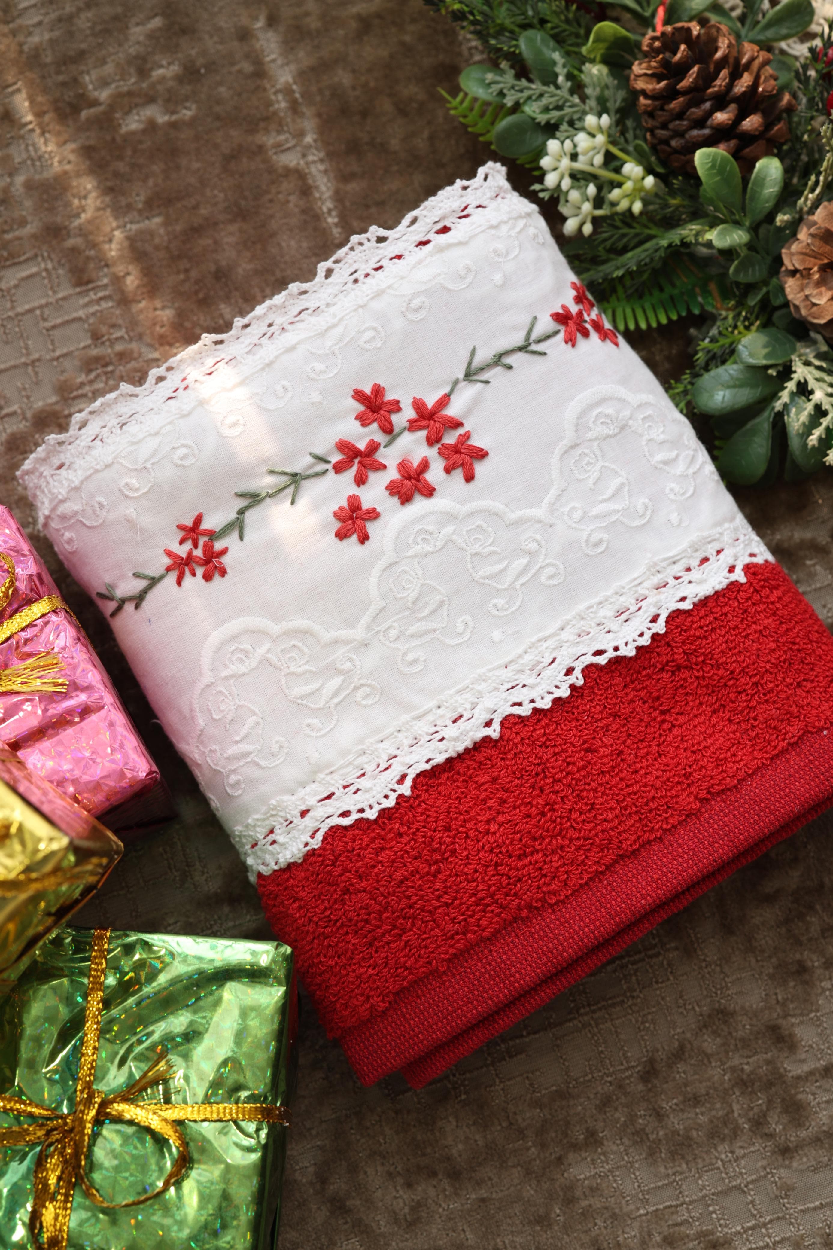 Towels Embroidery Turkey towels Xmas edition