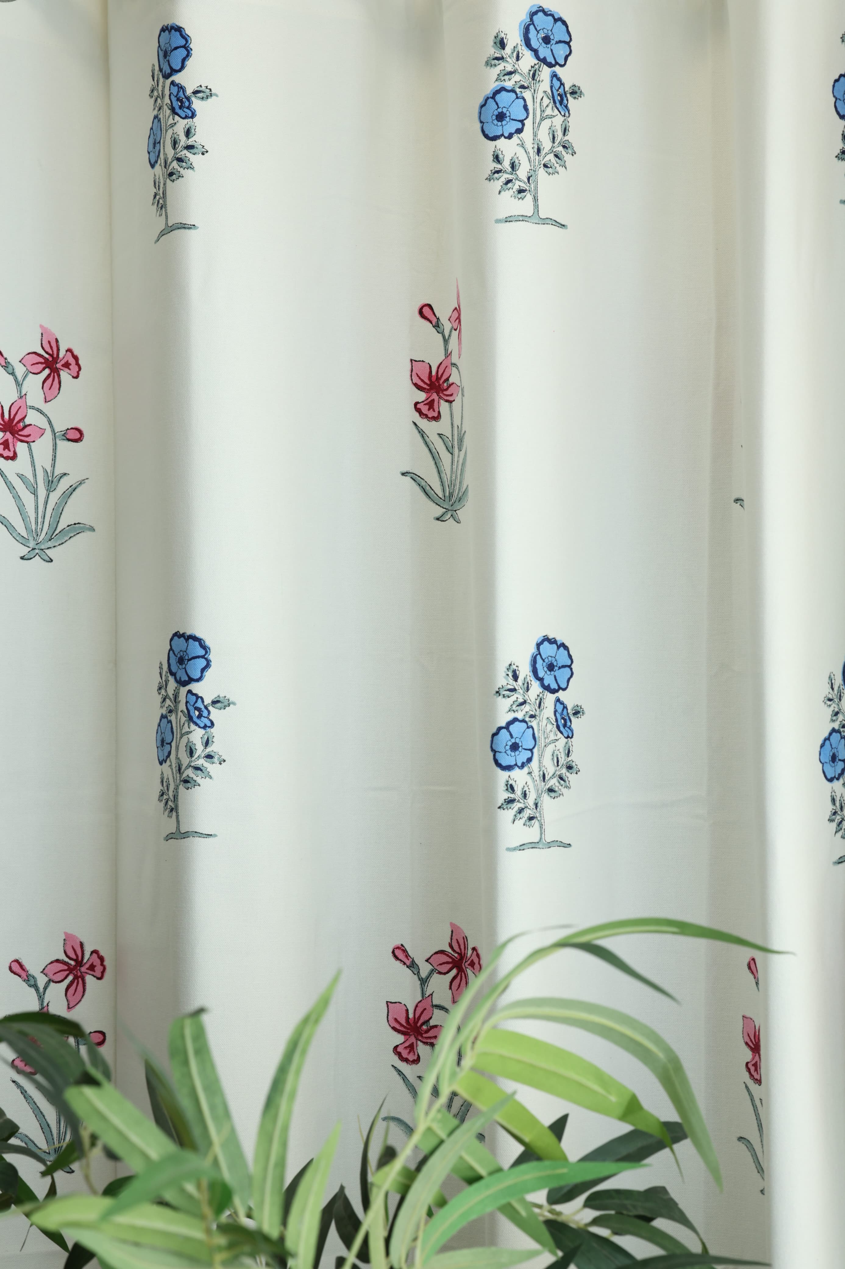 Curtains - Handblock printed curtains base