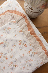Bedsheets - Premium King soft cotton lace bedsheets majestic