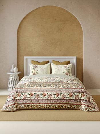 Bedsheets - King premium soft cotton bedsheet Digital Print DD (Bahara)