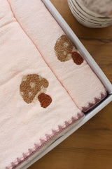 Premium embroidery towel set - set of 2