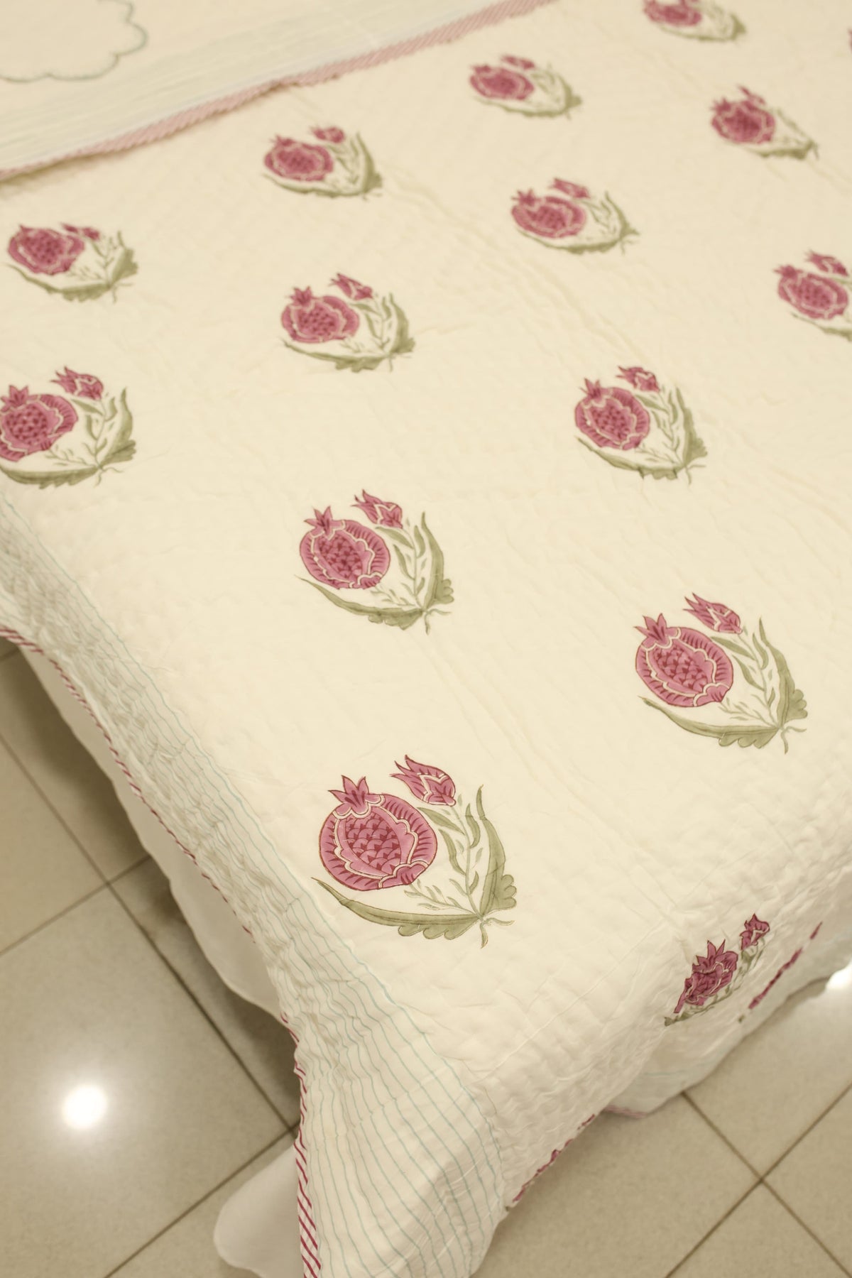 Premium Cotton handblock Print Double Quilt