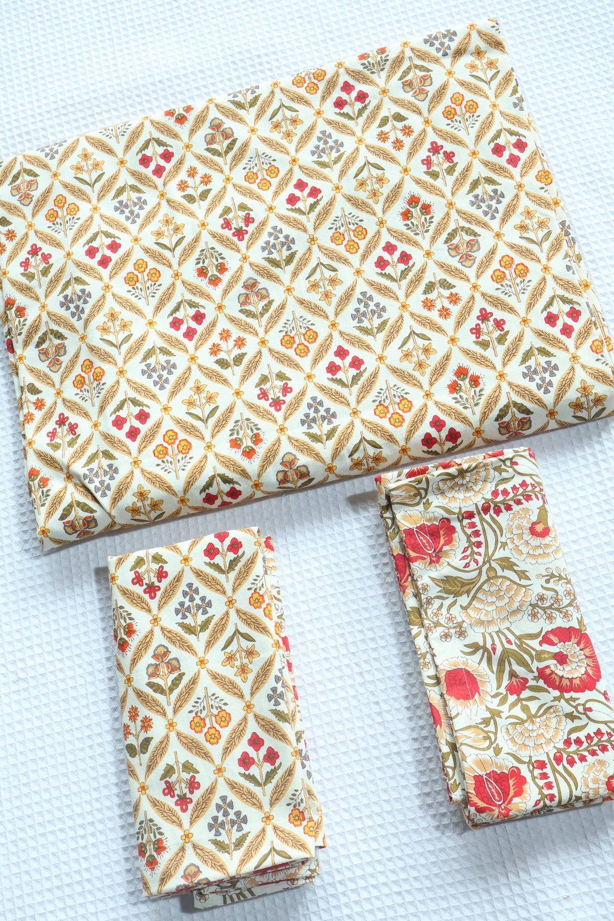 Bedsheets - King Ajrakh print bedsheets