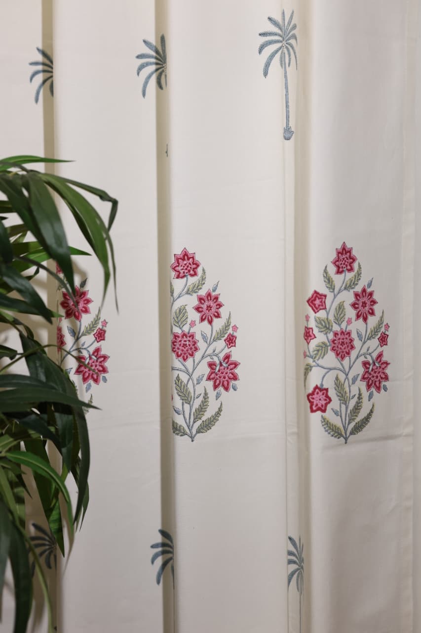 Curtains - Handblock printed curtains Diwali sale
