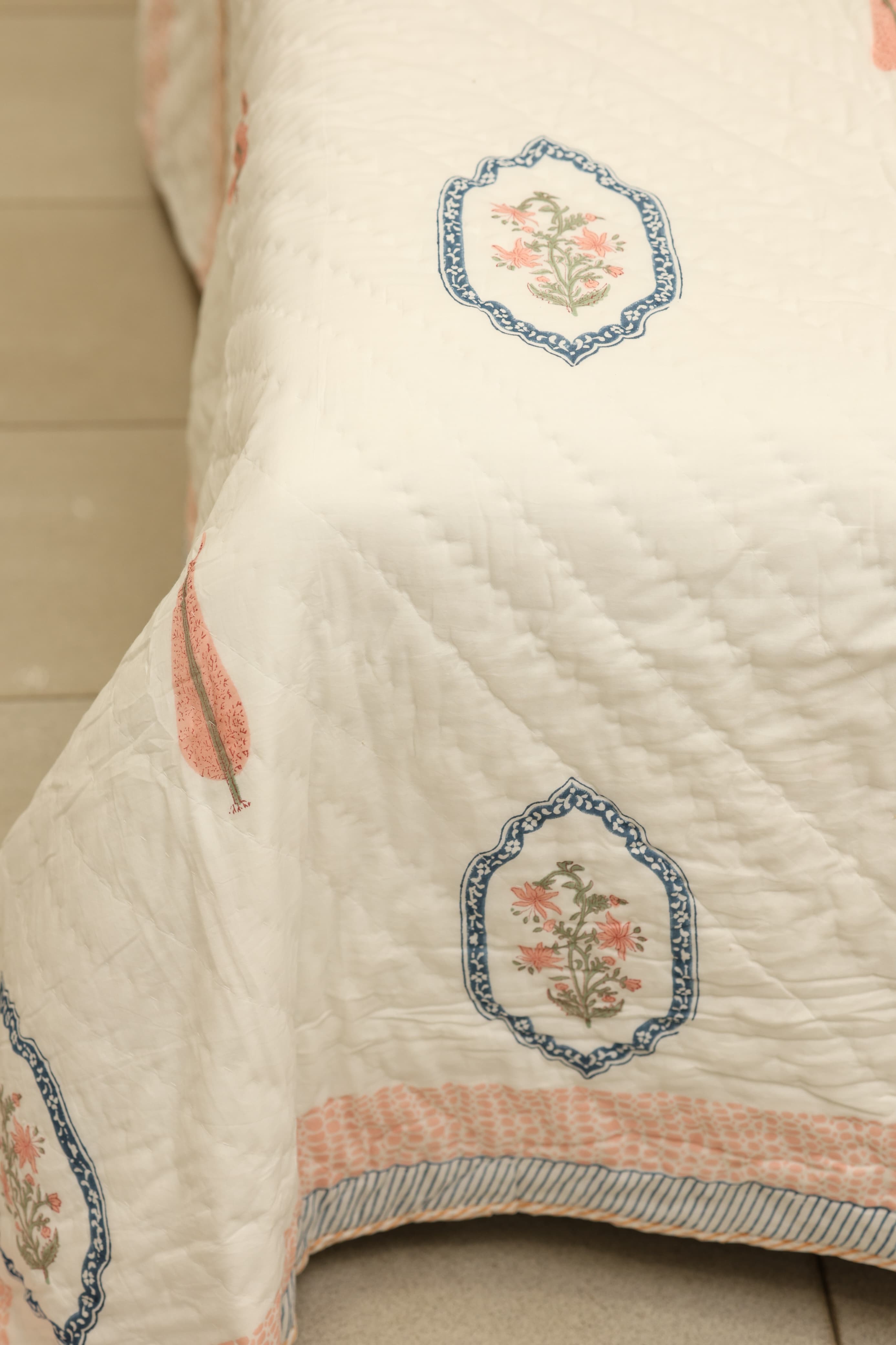 Premium Cotton handblock Print Double Quilt