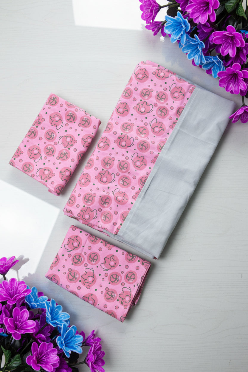 Bedsheets-Queen daily use border bedsheets