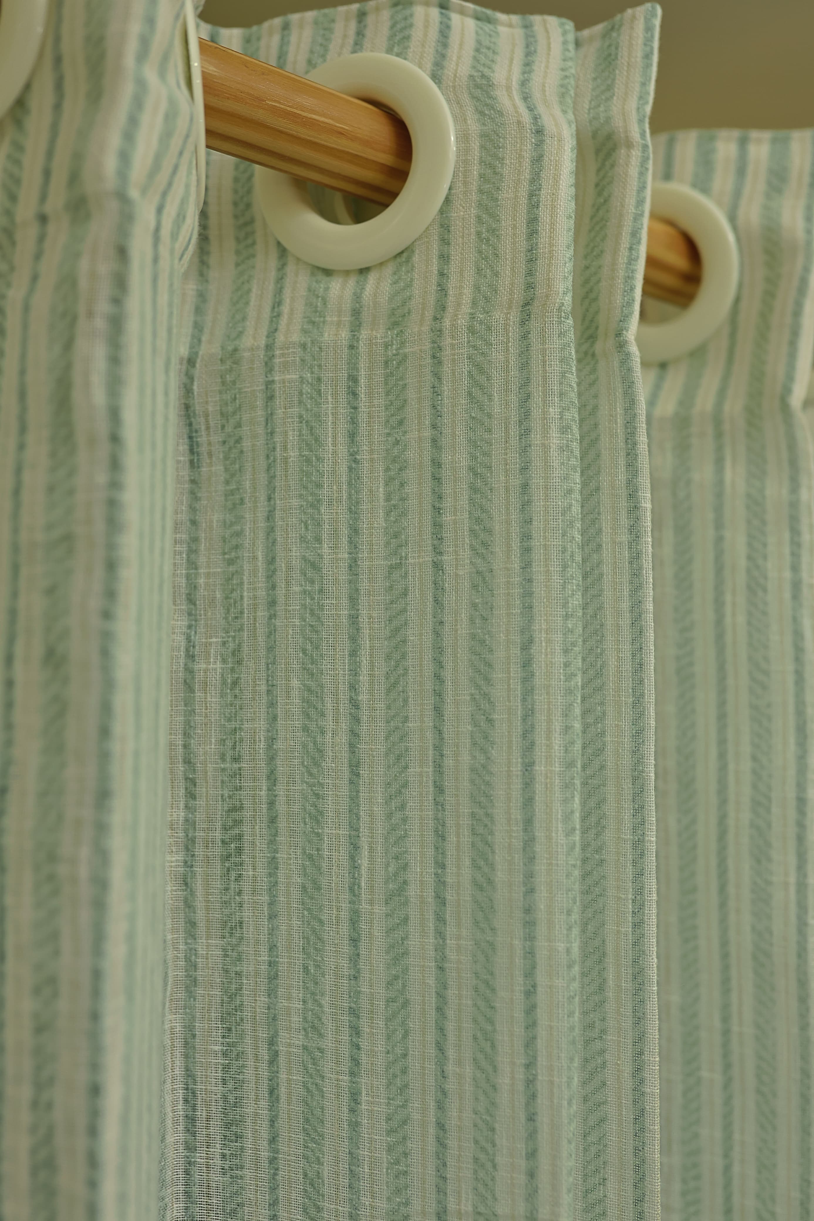 Curtain-Self printed semi transparent