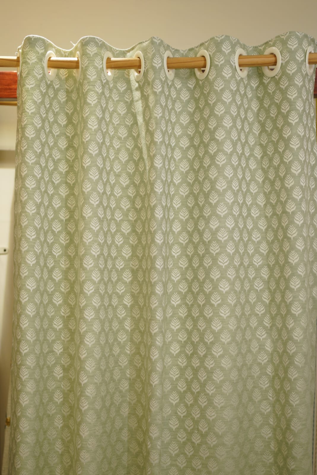 Curtains-Opaque self designer curtains