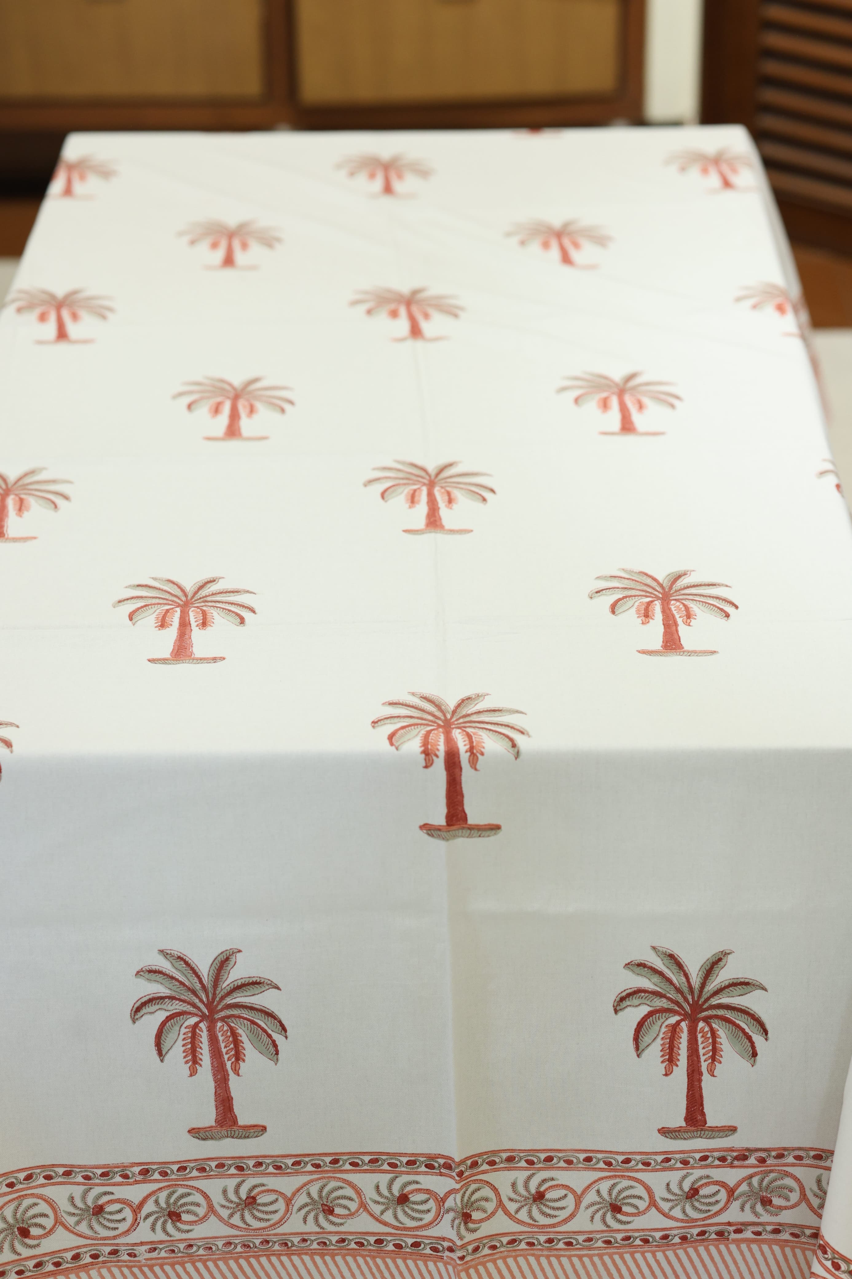 Table cloths - 8 seater Handblock printed canvas