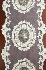 Table Runner - Net embroidery Runner 6 seater