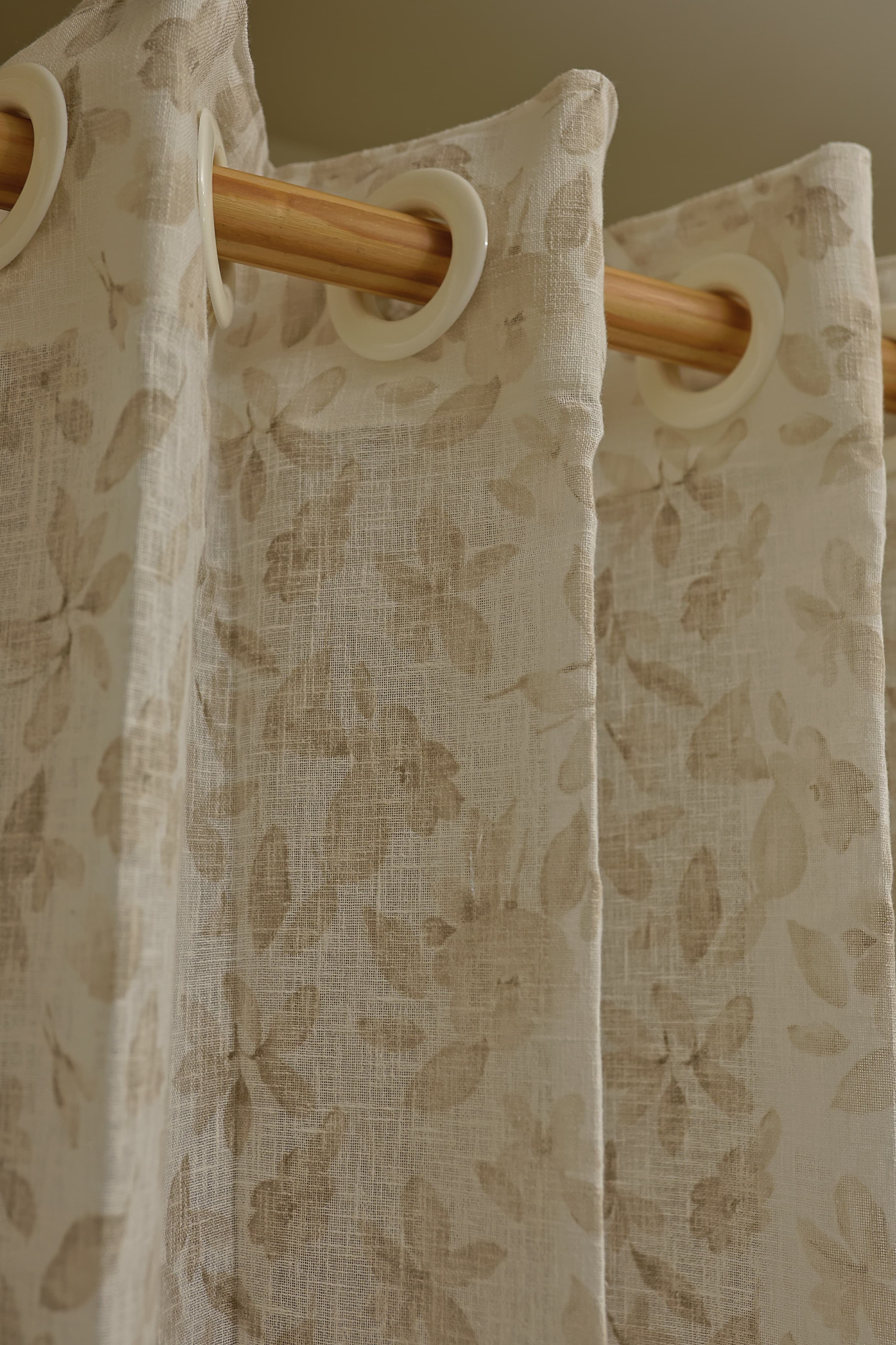 Curtain-Self printed semi transparent