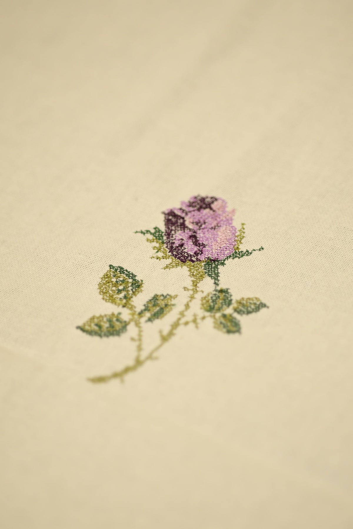 Table cloth - 6 seater cross stitch embroidery
