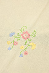 Table cloth - 6 seater cross stitch embroidery