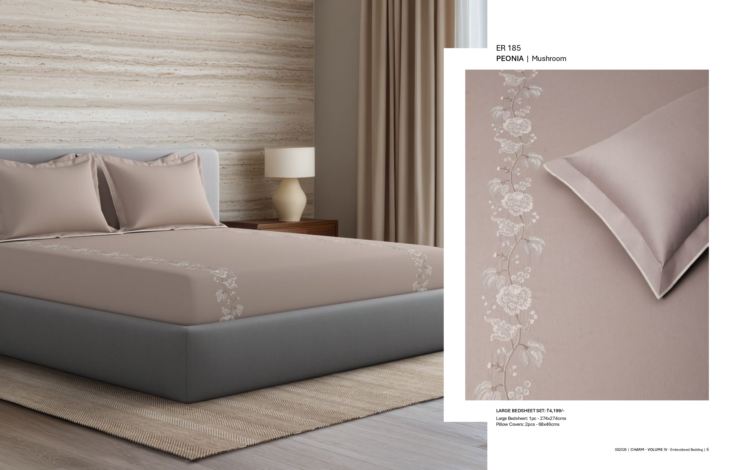 Bedsheets - King Premium machine embroidery bedsheets Sansaar : Saembro