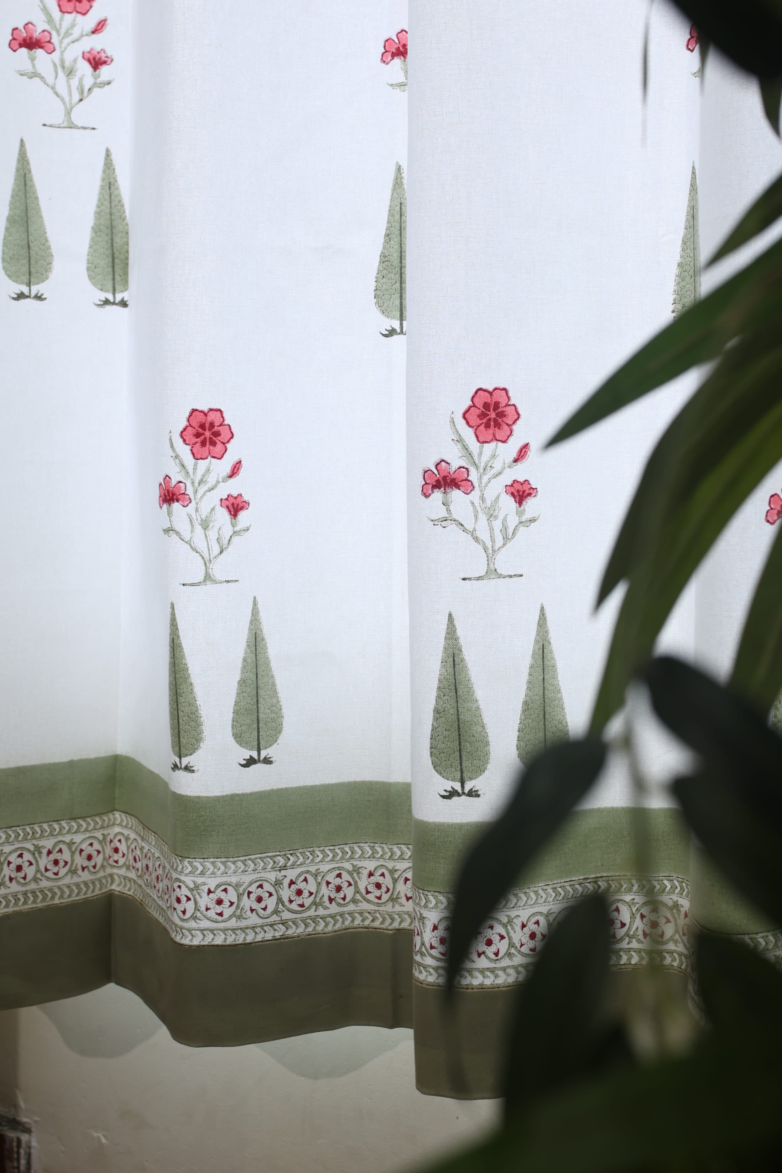 Curtains - Handblock printed curtains