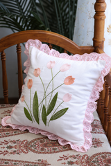 Cushion covers - Embroidery Tulip Petals