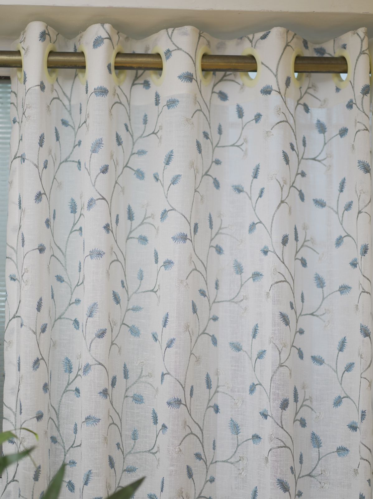 Curtains -Premium embroidered sheer curtain