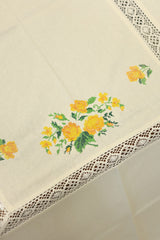 Table cloths-8 seater cross stitch embroidered