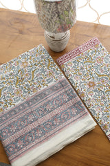 Bedsheets - Queen Mugal premium handblock cotton bedsheets