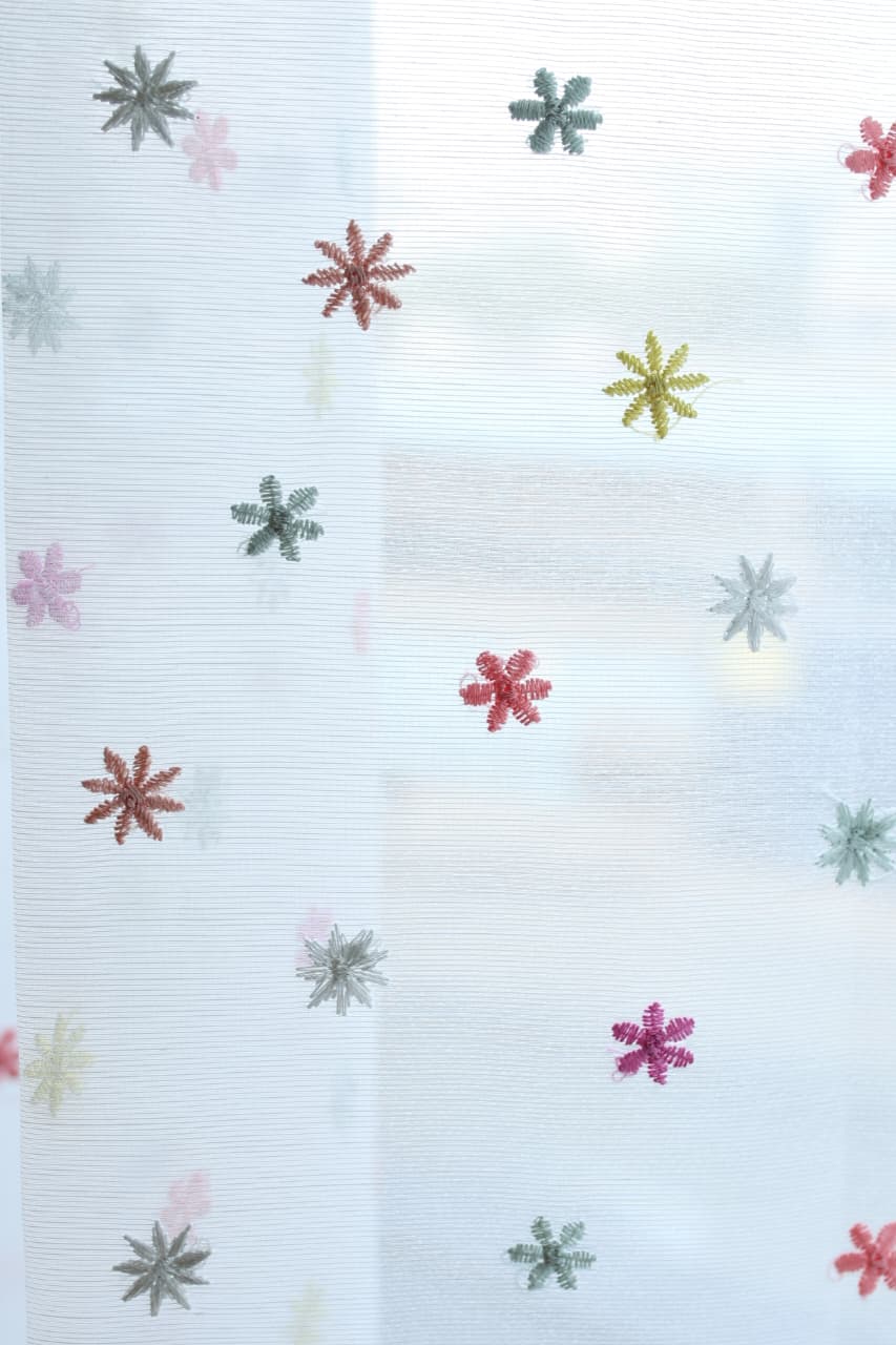 Curtains - Premium embroidery sheer curtains - Kids collection prebooking