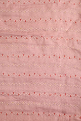 Fabrics - Chanderi embroidery kurti fabric