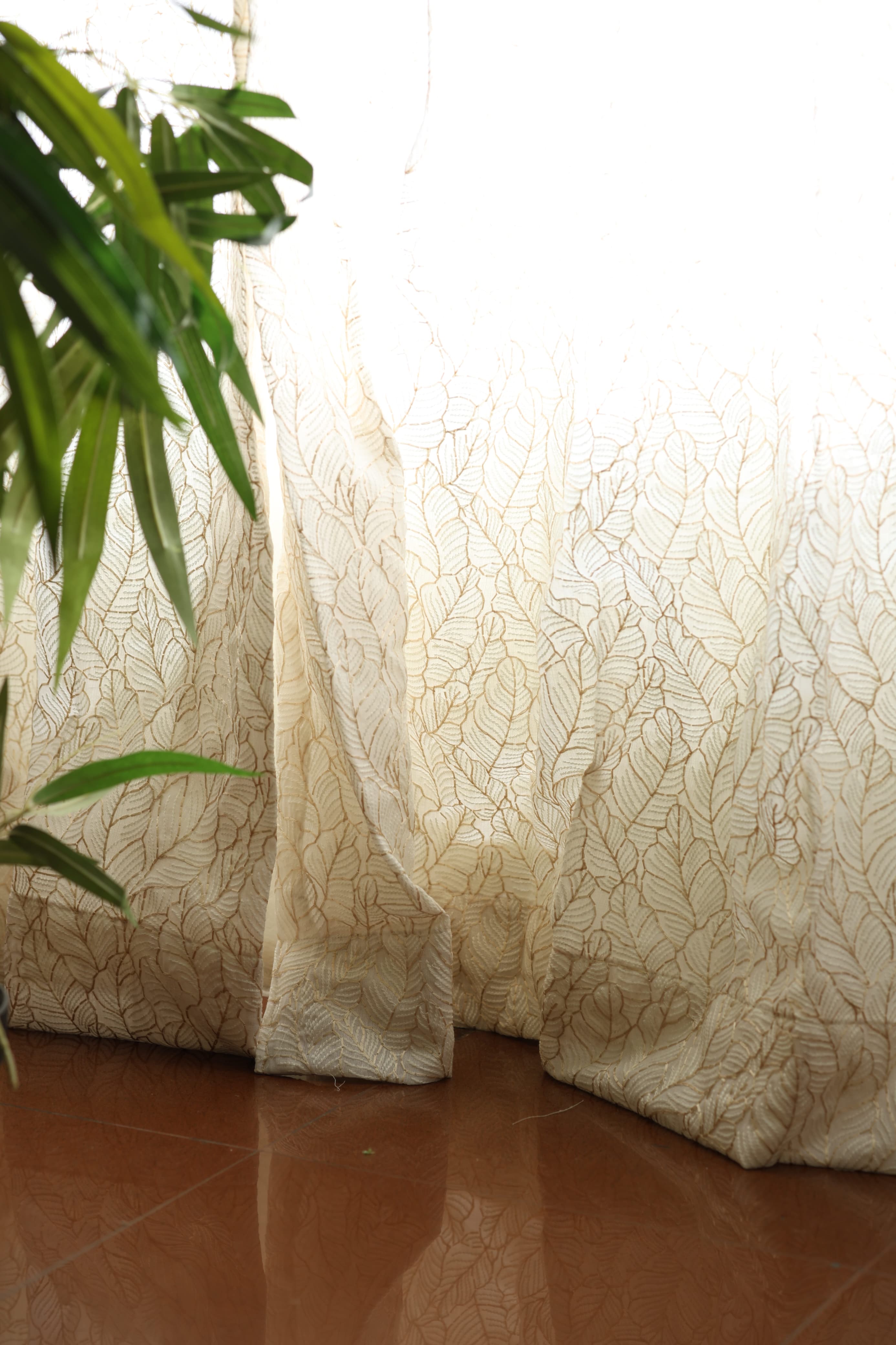 Curtains - Premium Embroidery sheer curtains cotton Zardozi