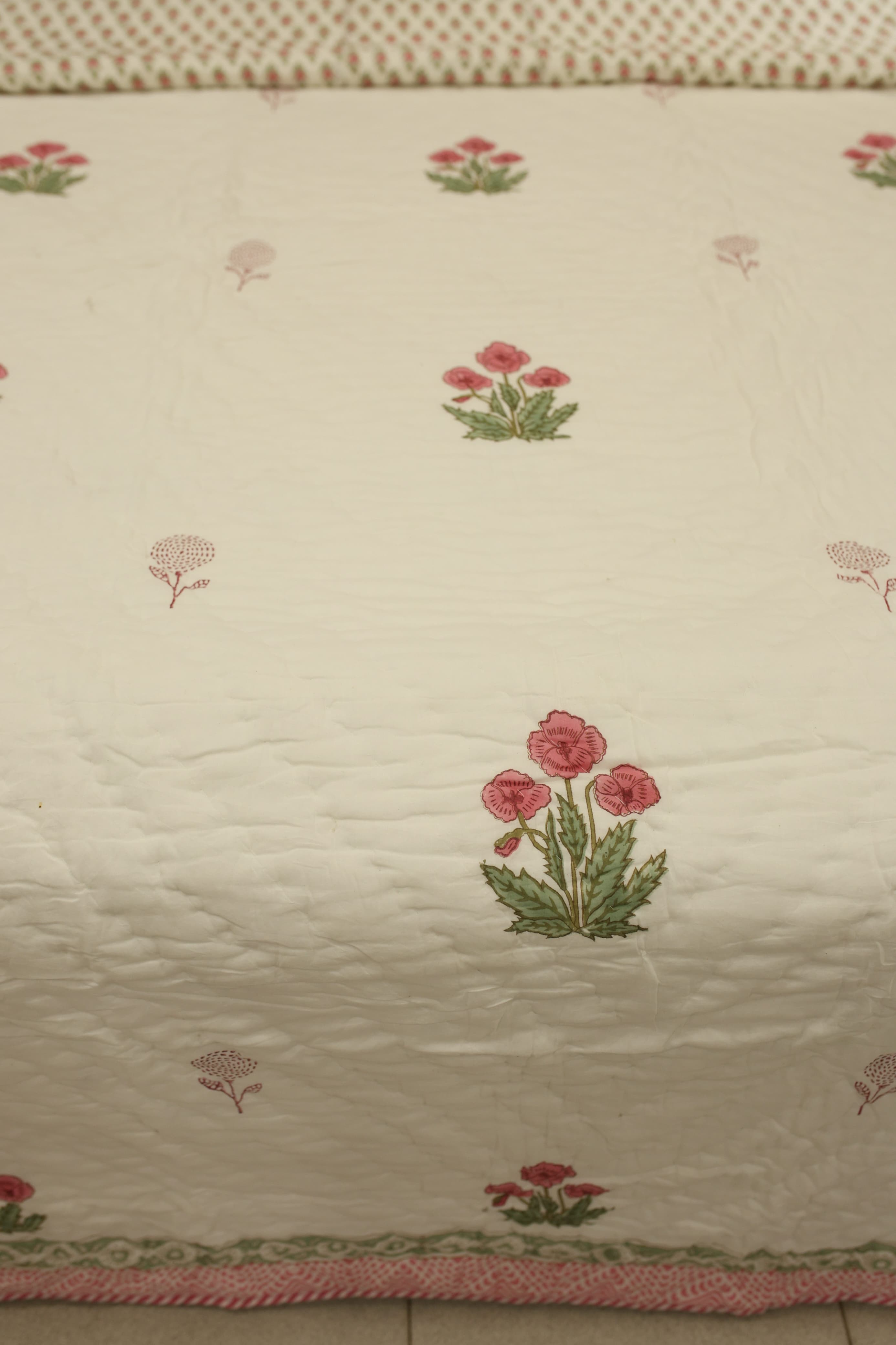 Premium Cotton handblock Print Double Quilt