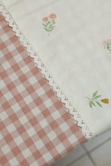 Table cloth - Check embroidery