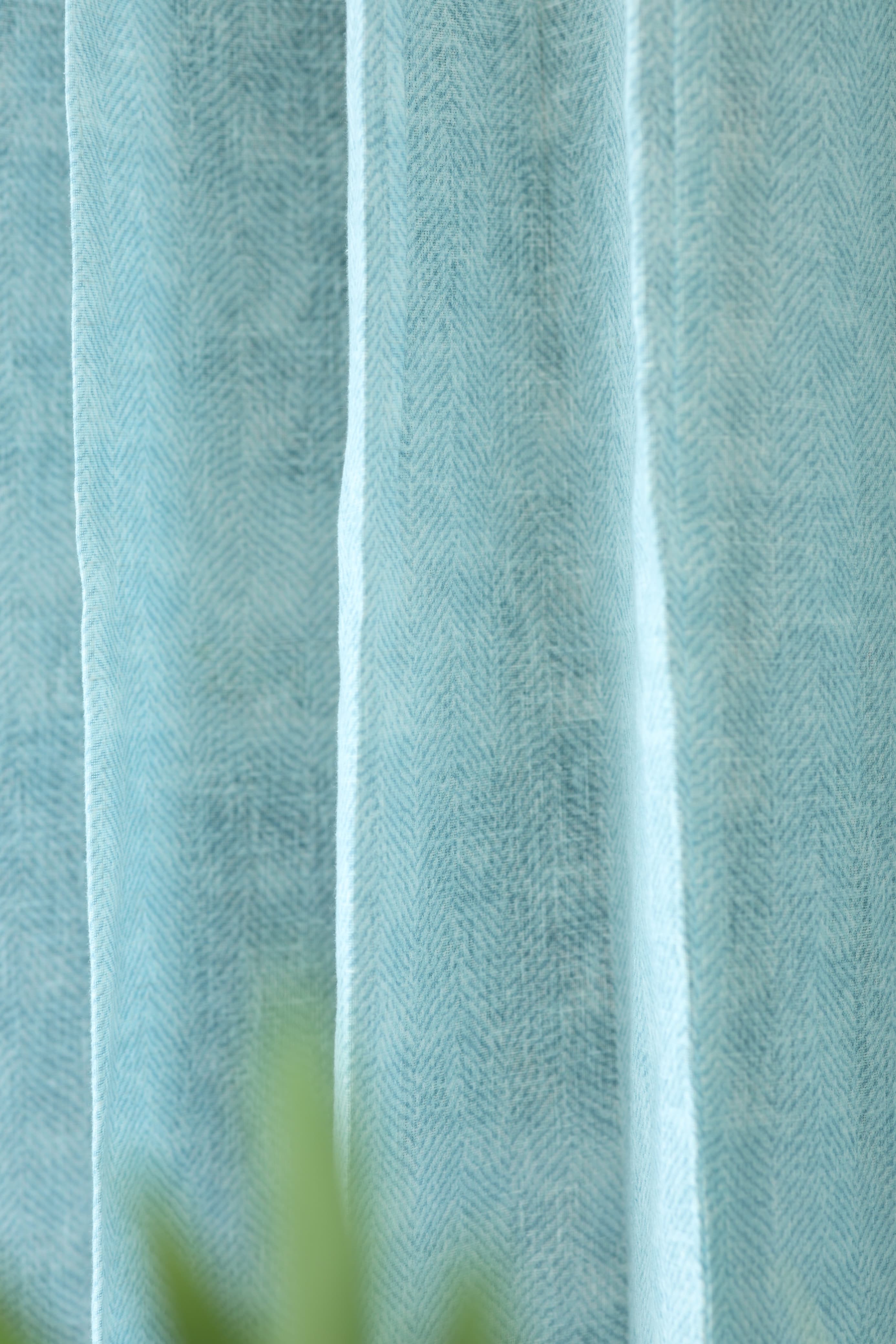 Amethyst Sheer Curtain – Semi Transparent Herringbone print
