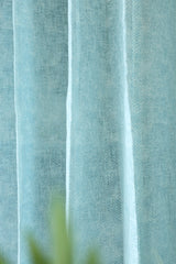 Amethyst Sheer Curtain – Semi Transparent Herringbone print