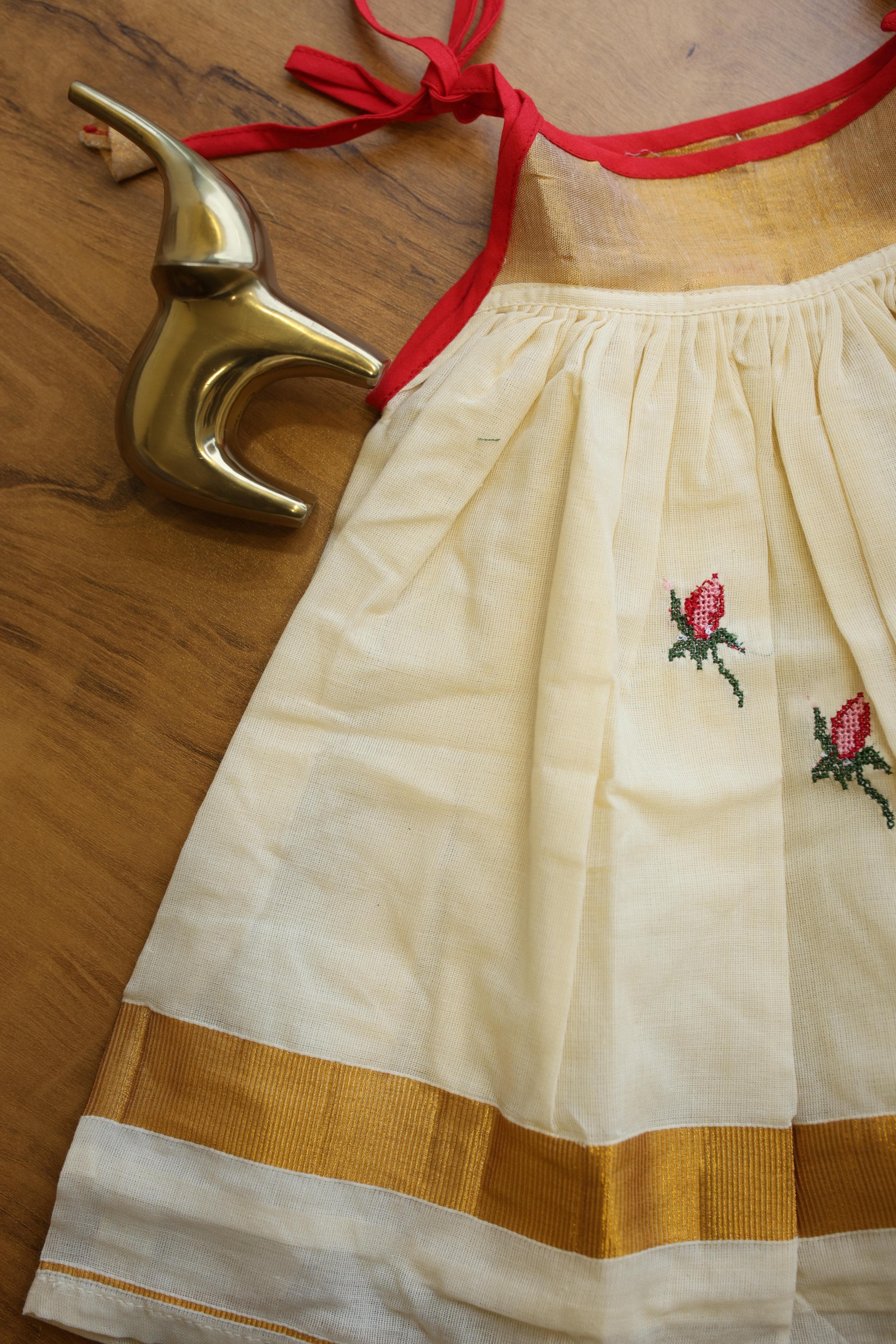 Kids dress - Onam collection 10-12 months