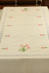 Table cloths-8 seater cross stitch embroidered