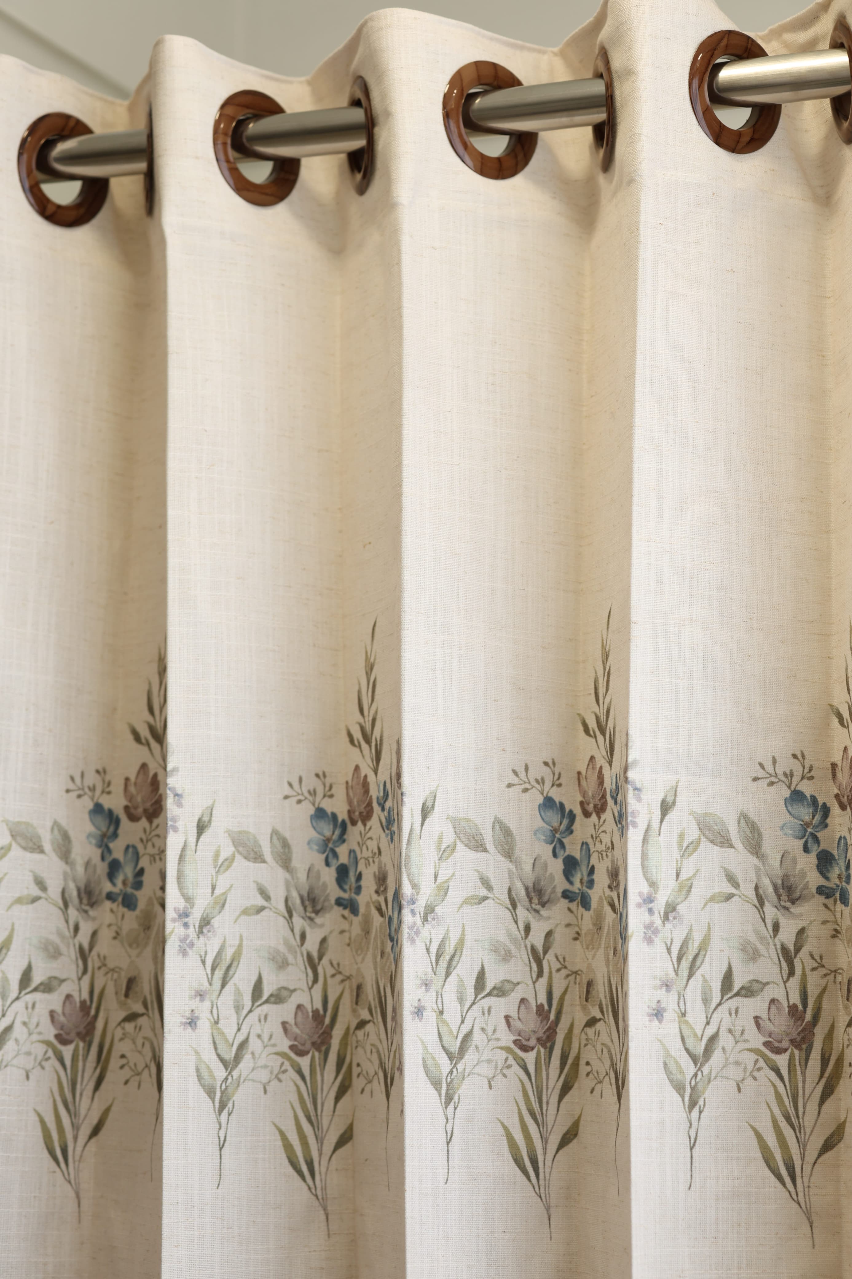 Curtains English floral printed curtains (sheer and opaque) prebooking