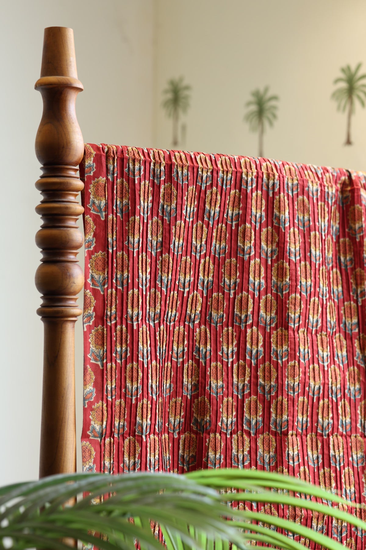 Fabrics - pintuck Handblock kurti cotton