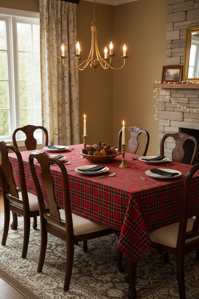 Table cloth -4 seater (152cm*138cm) Xmas collection