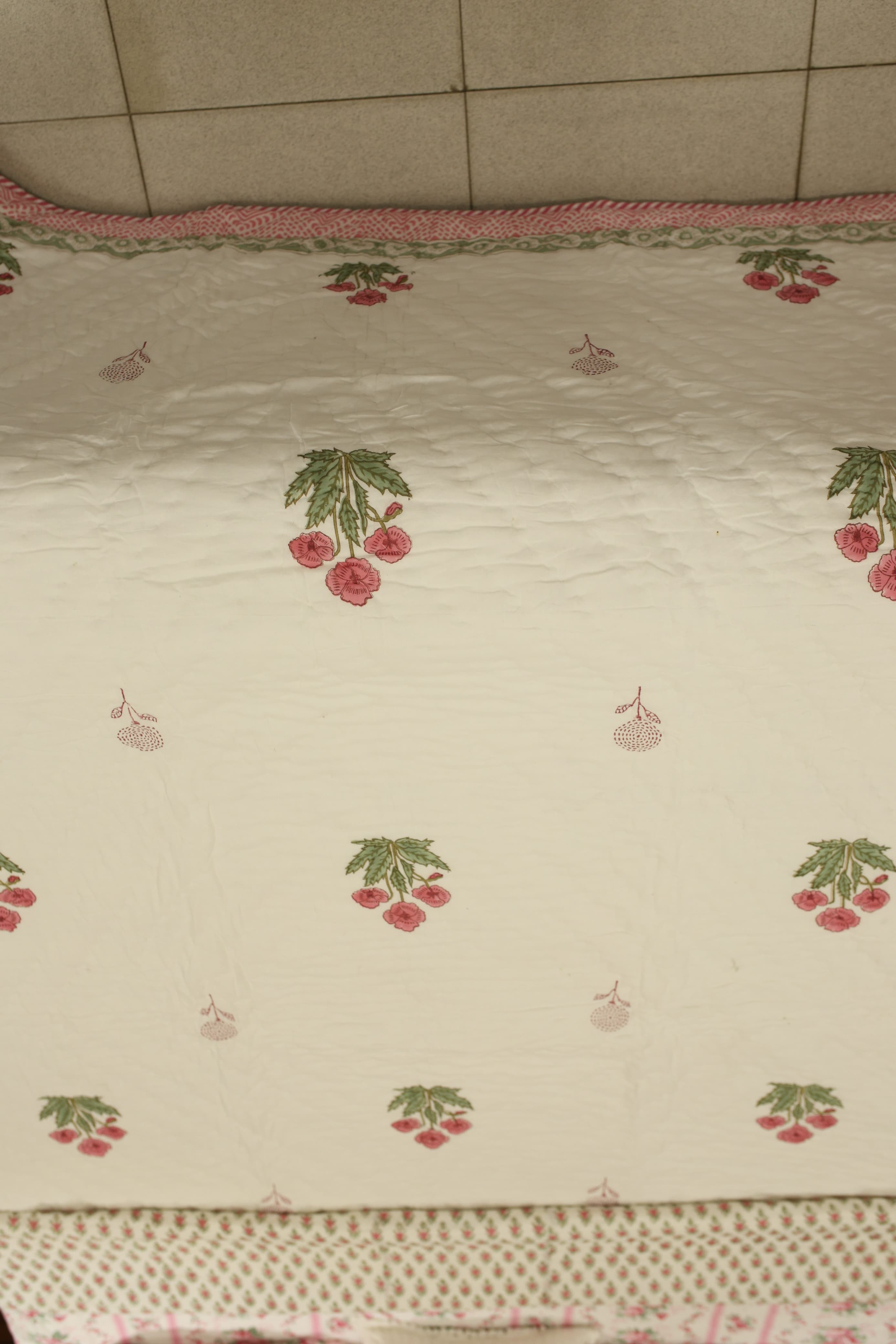 Premium Cotton handblock Print Double Quilt