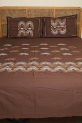 Bedsheets - King Machine embroidery bedsheets MEK