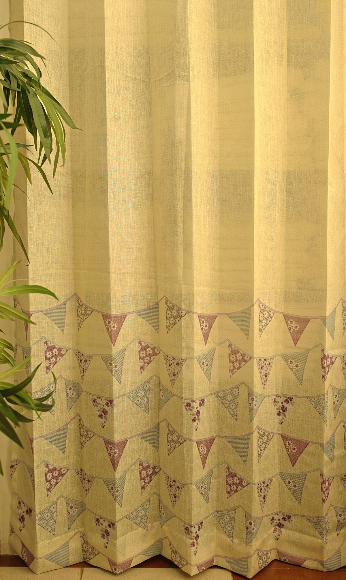 Curtains:Kids printed curtains(sheer and opaque)