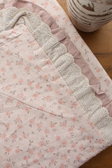 Bedsheets - Premium King soft cotton lace bedsheets majestic