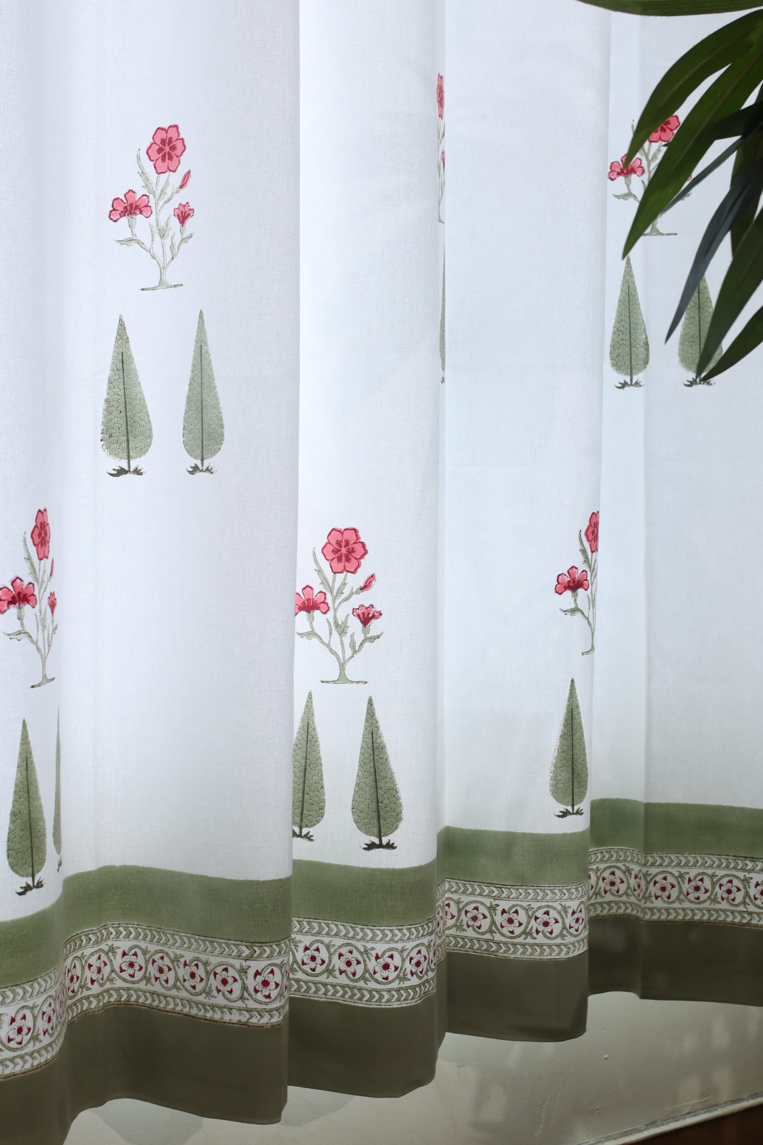 Curtains - Handblock printed curtains