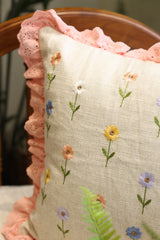Cushion covers - Embroidery Petals