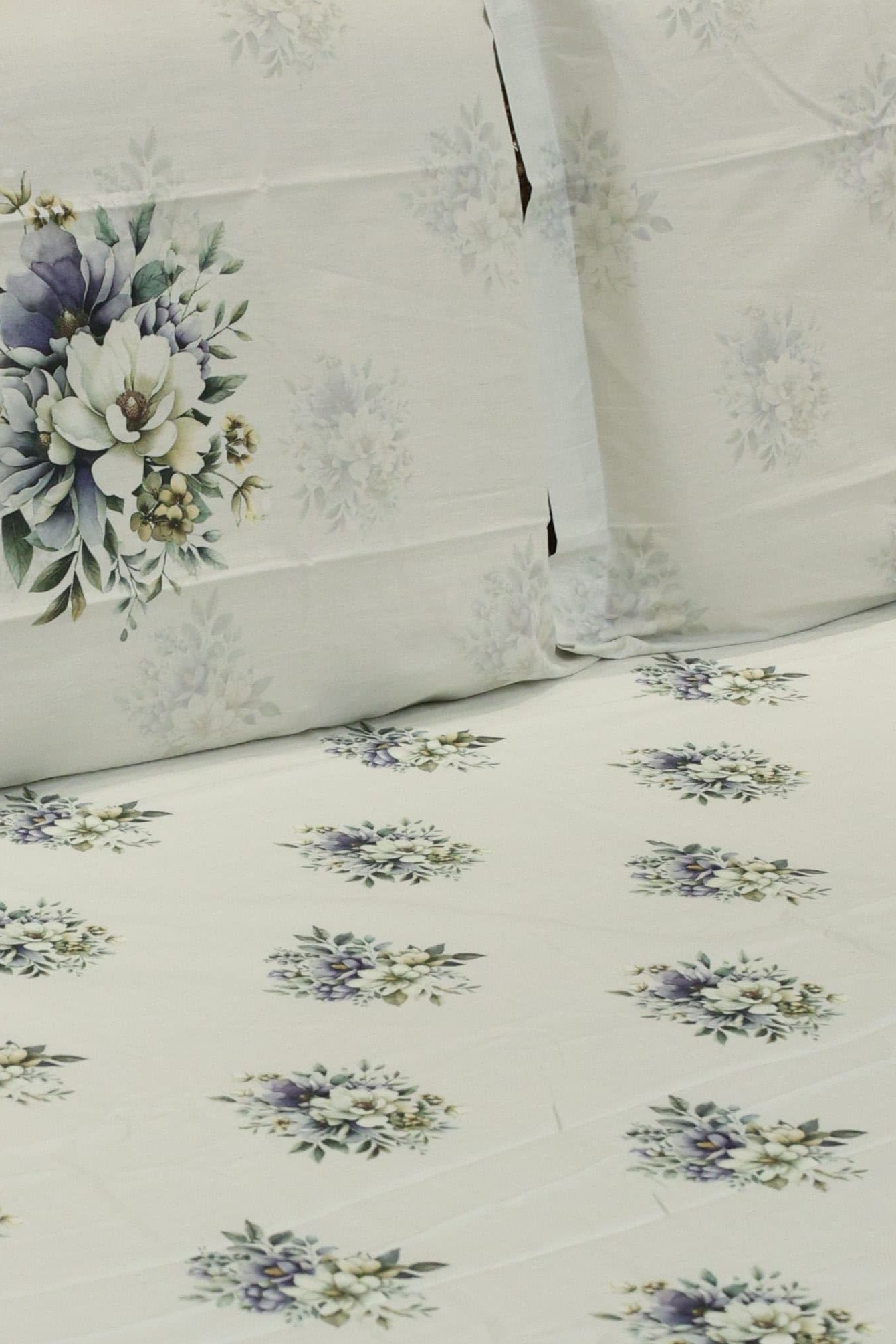 Bedsheets - King premium soft cotton bedsheet Digital Print DD   VATIKA