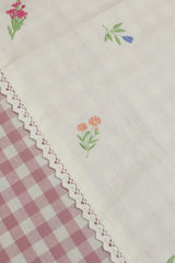 Table cloth - Check embroidery