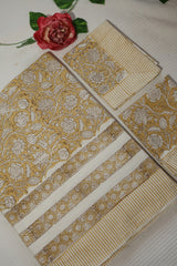 Queen : Handblock Cotton Bedsheet