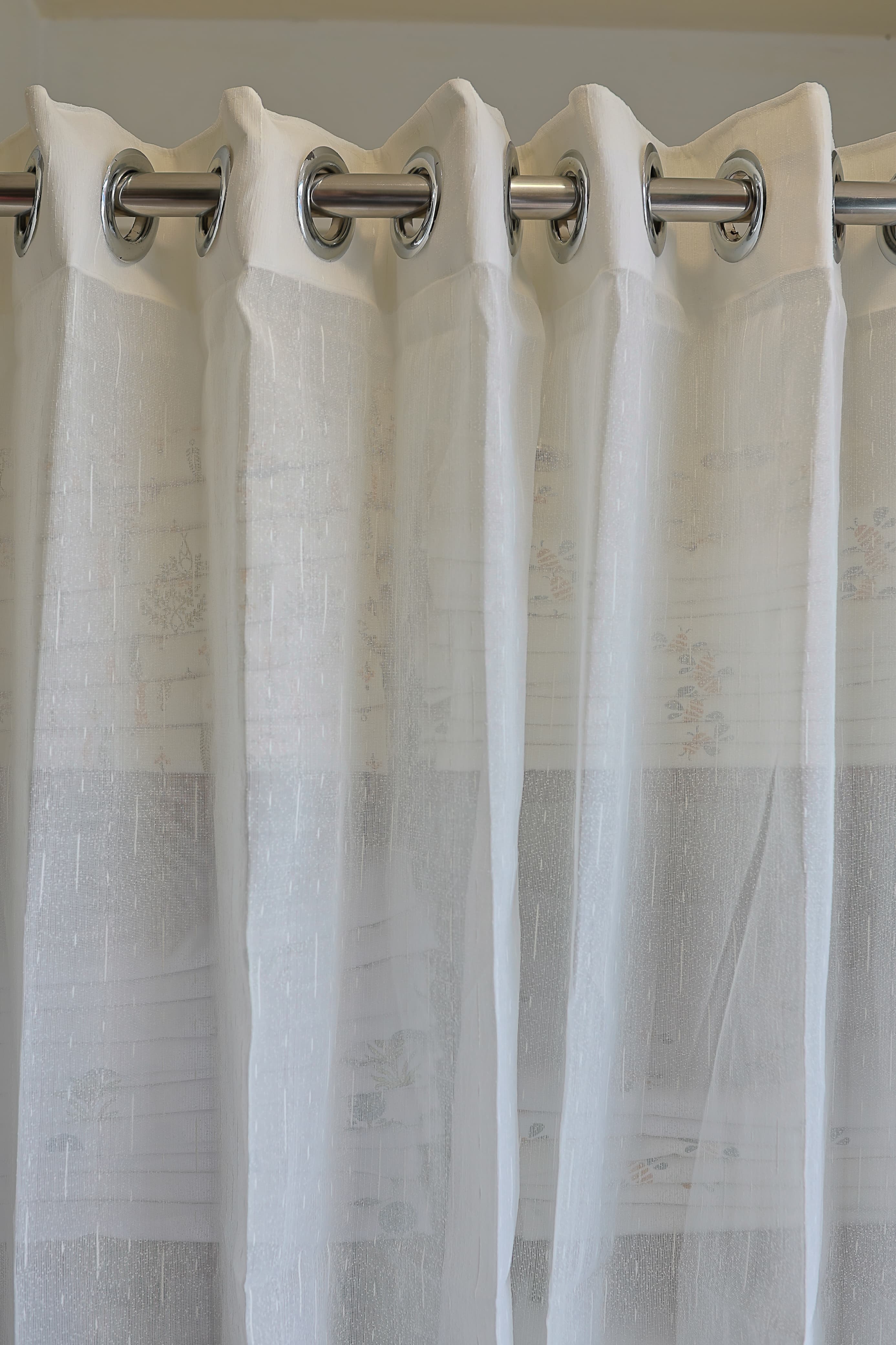 Curtains - Sheer curtains(ivory shade)